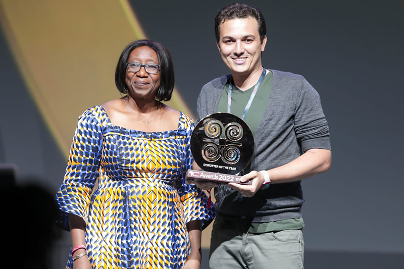  منتدى الرؤساء التنفيذيين في إفريقيا 2022 : شركة Chari تفوز بجائزة في فئة disrupter of the year