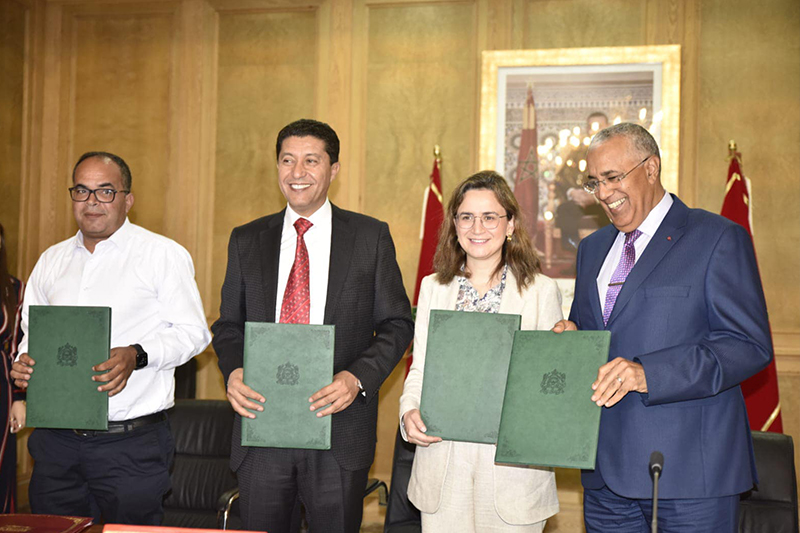  الوزيرة غيثة مزور تشرف على اتفاقية شراكة لإحداث وتسيير مدرسة للبرمجة والتشفير المعلوماتي