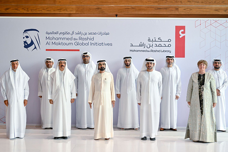  نائب رئيس دولة الإمارات يفتتح مكتبة محمد بن راشد في دبي