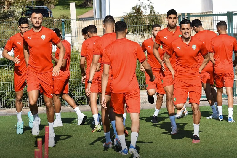  المنتخب المغربي يستعد لمواجهة منتخب جنوب إفريقيا يوم غد الخميس