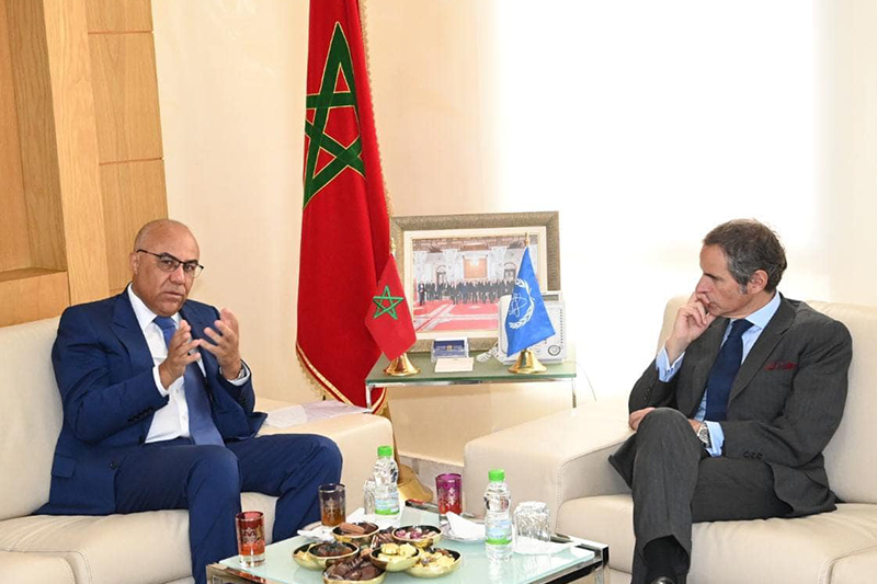 السيد عبد اللطيف ميراوي يتباحث مع المدير العام للوكالة الدولية للطاقة الذرية بالرباط