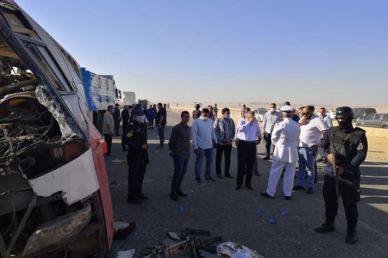  مصرع 22 شخصاً وإصابة 33 آخرين في حادثة سير بالقاهرة