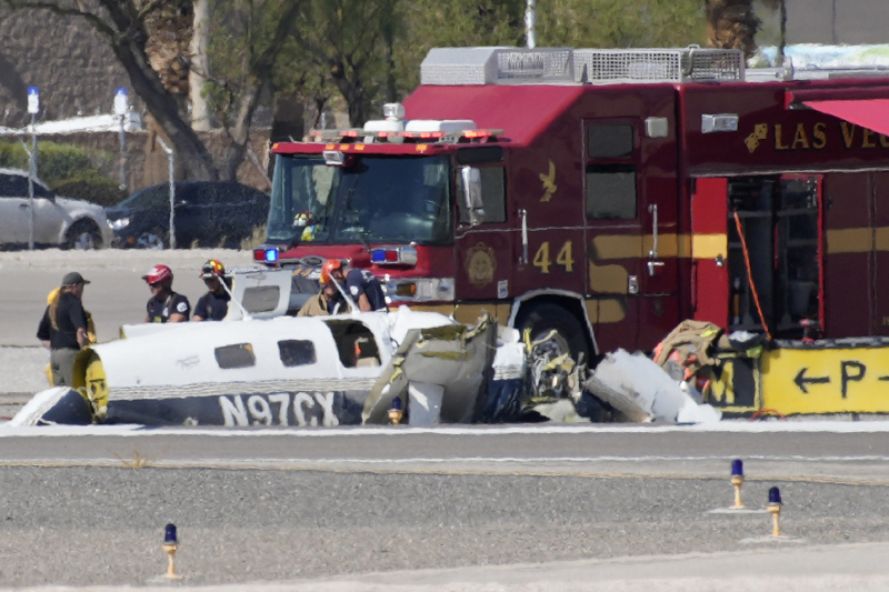  مصرع 4 أشخاص في حادث اصطدام طائرتين في مطار شمال لاس فيغاس الأمريكي