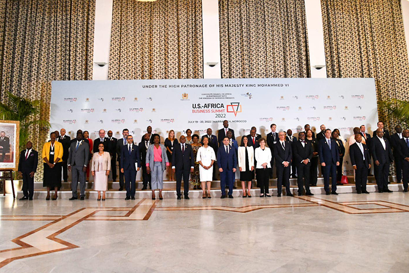  قمة الأعمال الأمريكية الإفريقية مراكش 2022 : انطلاق الدورة تحت شعار لنبن المستقبل معا