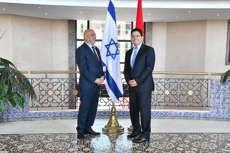  السيد ناصر بوريطة يستقبل وزير التعاون الإقليمي الإسرائيلي