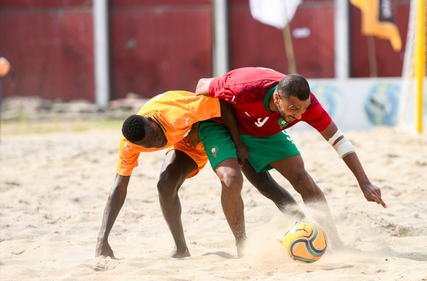  المنتخب المغربي ينهزم أمام نظيره الايفواري 6-7 : تصفيات كأس إفريقيا للأمم لكرة القدم الشاطئية