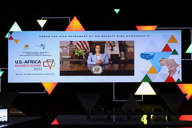  قمة الأعمال الأمريكية الافريقية 2022 : كلمة كمالا هاريس نائبة رئيس الولايات المتحدة