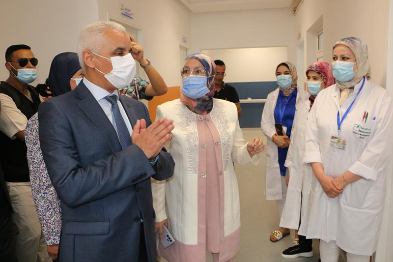 السيد خالد آيت الطالب يعطي الانطلاقة الرسمية لخدمات مصحة النهار بمرتيل