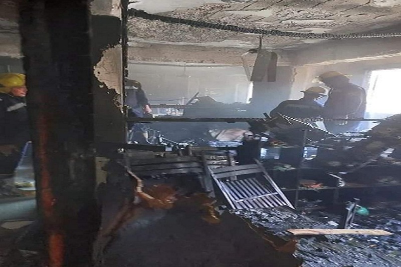  ضحايا بينهم قتلى في حريق كبير بكنيسة غرب القاهرة