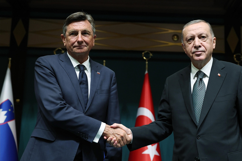  رجب طيب أردوغان يرحّب بالشراكة الاستراتيجية بين تركيا وسلوفينيا