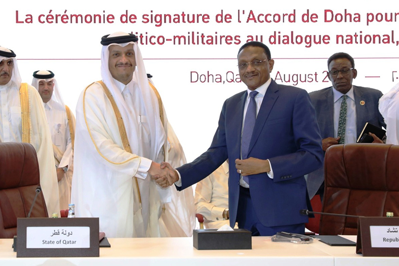 قطر والتشاد .. توقيع اتفاقية الدوحة للسلام