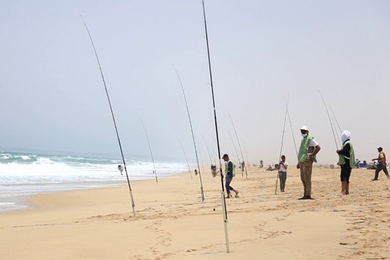  مسابقة الصيد بالقصبة 2022 : شاطئ أسكميت بالداخلة يحتضن فعاليات النسخة الثامنة