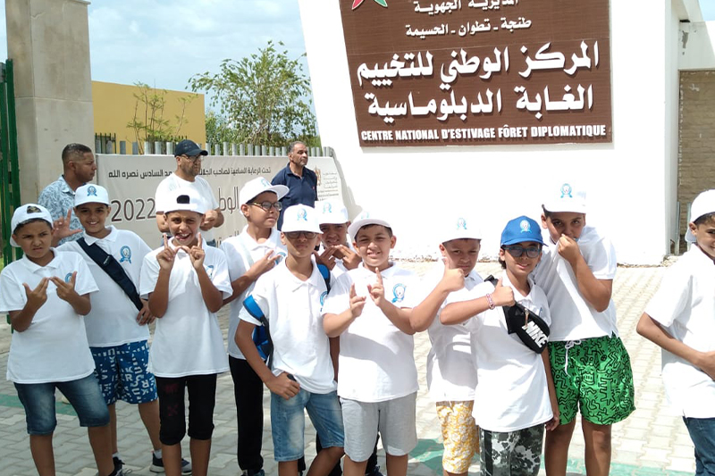 الجمعية المغربية لتربية الشبيبة تنظم مخيماً صيفياً للأطفال