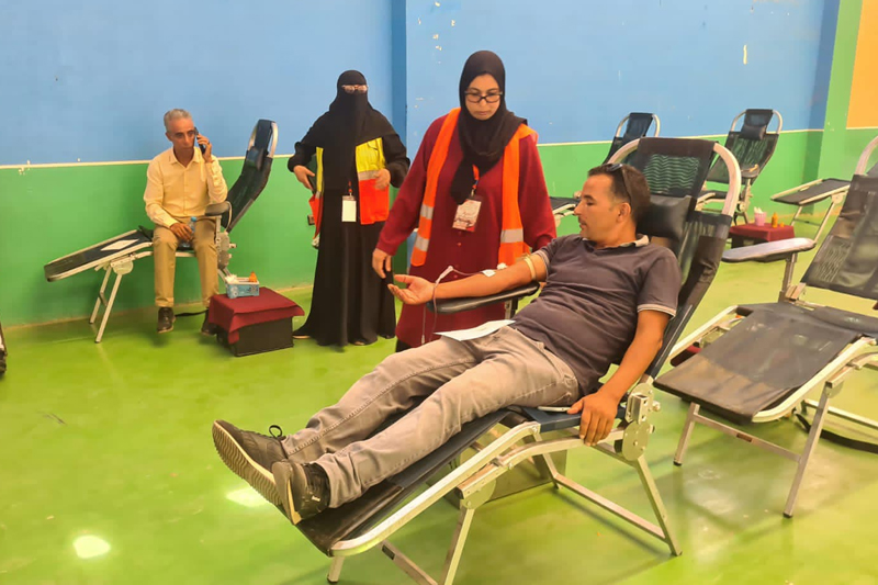 حملة واسعة للتبرع بالدم على هامش المهرجان الوطني لشيشاوة