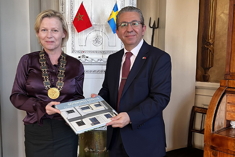  تعزيز التعاون بين المغرب والسويد محور مباحثات بين كريم مدرك وعمدة مدينة غوتنبرغ