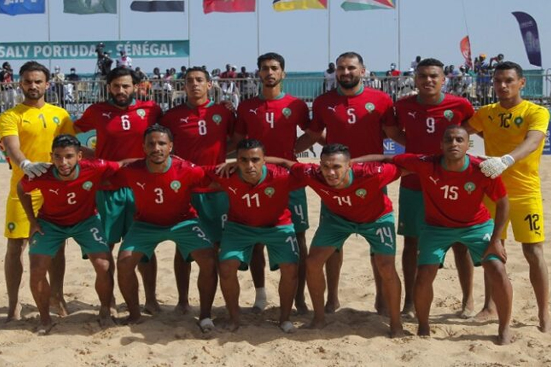  المنتخب المغربي لكرة القدم الشاطئية يفوز على فريق أبي إل إن السنغالي