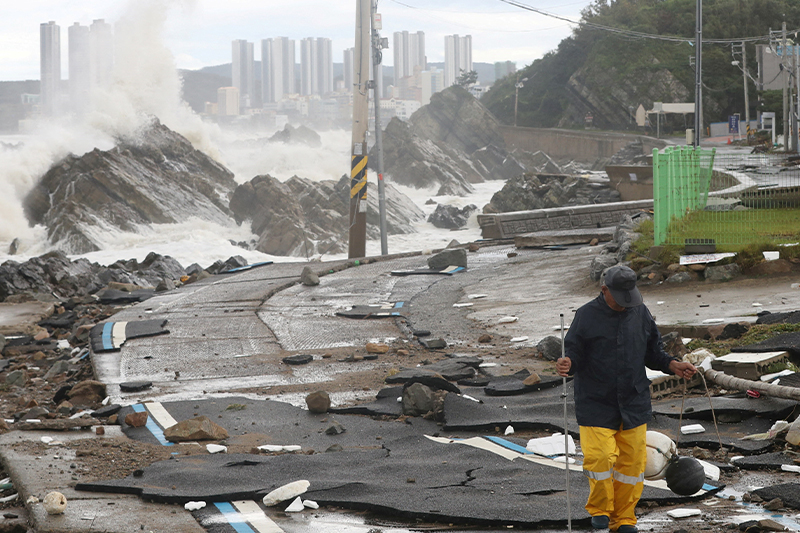  كوريا الجنوبية تعلن مدينة بوهانغ منطقة كوارث