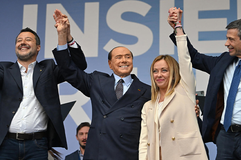 ائتلاف اليمين يفوز في الانتخابات العامة الإيطالية