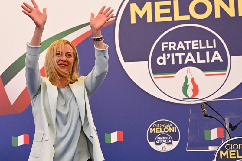  إيطاليا : الائتلاف اليميني يفوز بالأغلبية المطلقة في الانتخابات التشريعية