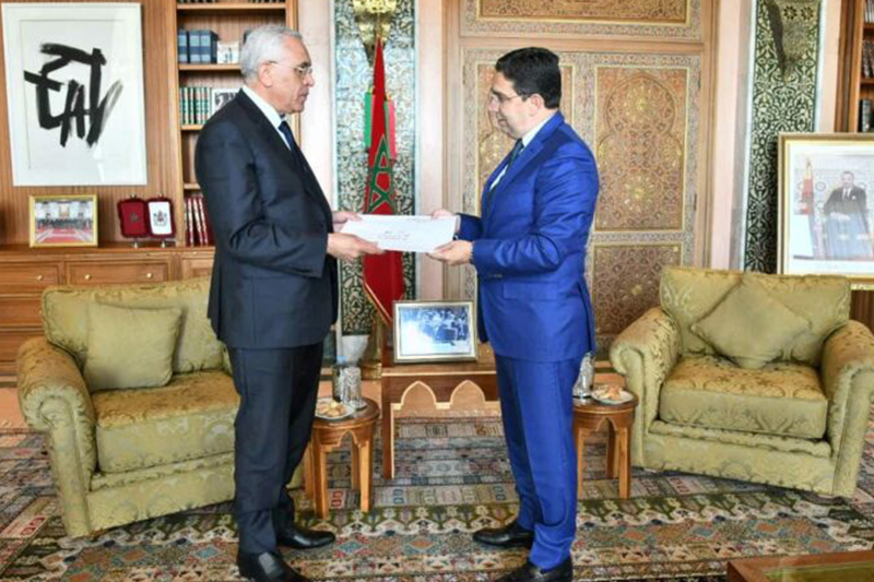  السيد ناصر بوريطة يستقبل وزير العدل الجزائري لتسلّم دعوة المشاركة في القمة العربية