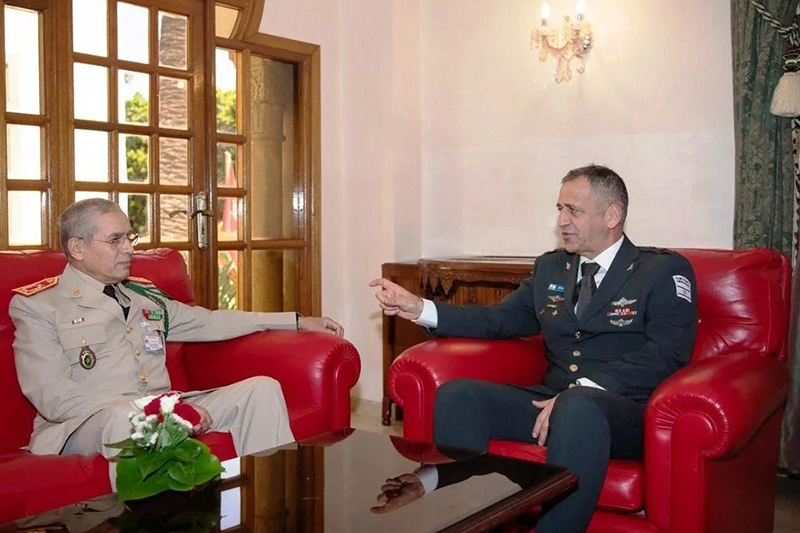  المفتش العام للقوات المسلحة الملكية يتباحث مع رئيس أركان قوات الدفاع الإسرائيلية