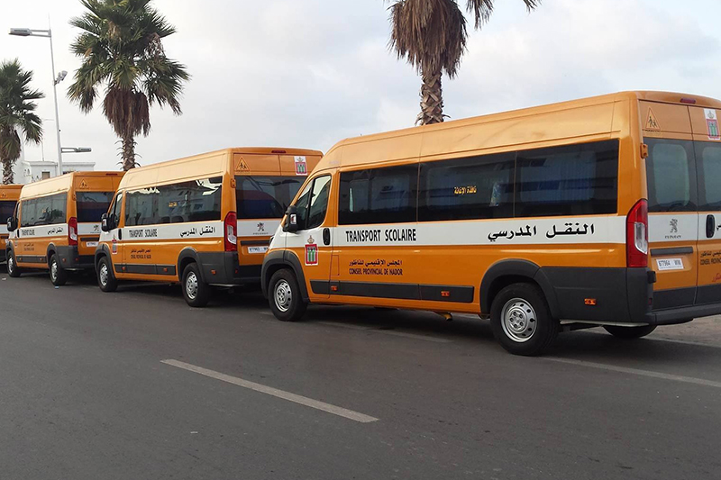  توزيع 20 حافلة للنقل المدرسي بإقليم بني ملال