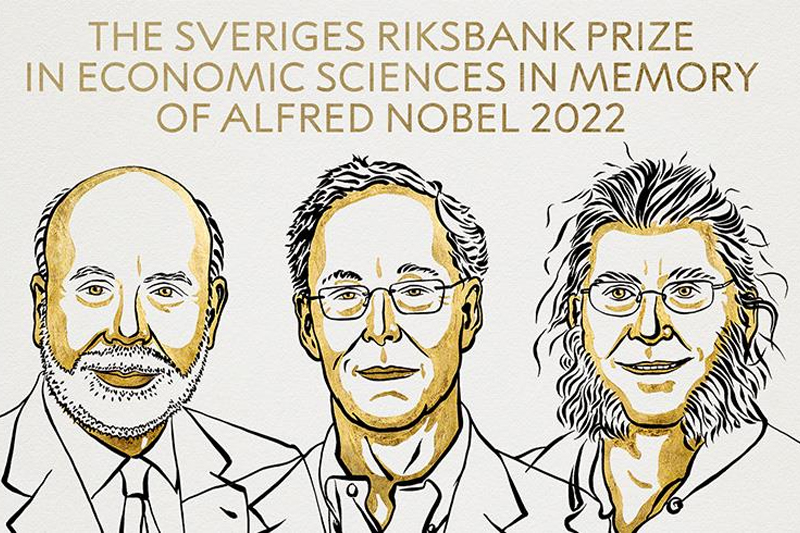  جائزة نوبل في الاقتصاد لعام 2022 عن دور البنوك أثناء الأزمات المالية