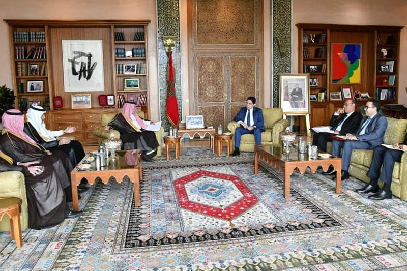  السيد ناصر بوريطة يجري مباحثات مع وزير التجارة السعودي