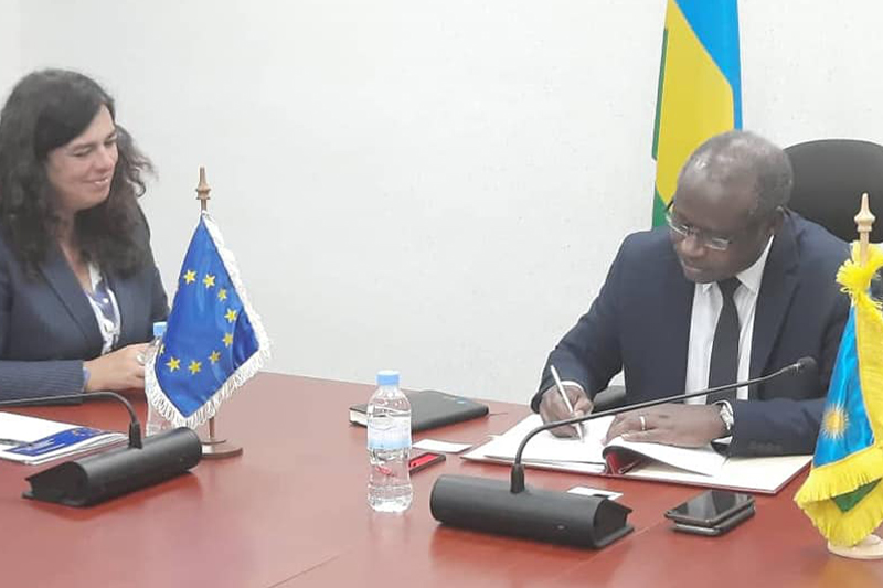  رواندا والاتحاد الأوروبي يوقعان اتفاقية تمويل بقيمة 69 مليون يورو لدعم الفلاحة المقاومة للمناخ