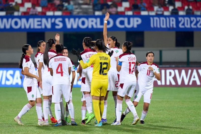  المنتخب المغربي لكرة القدم النسوية لأقل من 17 سنة يتفوّق على نظيره الهندي