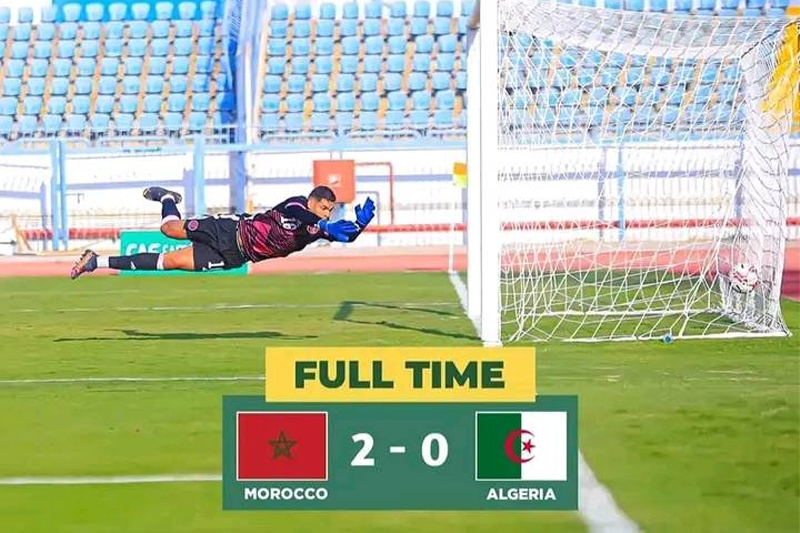  المنتخب الوطني المغربي لأقل من 20 سنة يفوز على المنتخب الجزائري