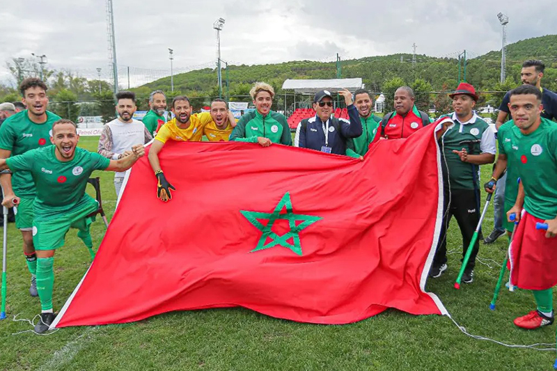  كأس العالم لكرة القدم لمبتوري الأطراف 2022 : تأهل المنتخب المغربي إلى دور ربع النهائي