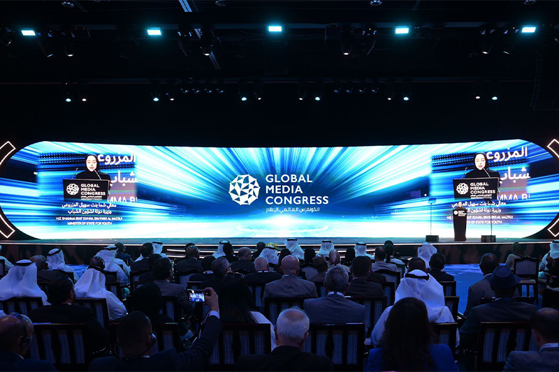  أبوظبي : انطلاق أعمال الدورة الأولى من الكونغرس العالمي للإعلام 2022