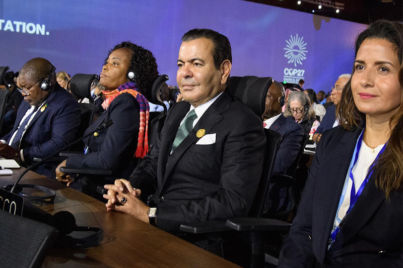  الأمير مولاي رشيد يحضر حفل استقبال على شرف قادة الدول المشاركة في قمة المناخ كوب 27