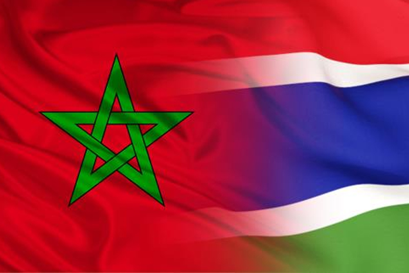  القائم بأعمال السفارة المغربية ببانجول يسلم رسالة تعيينه لوزير الشؤون الخارجية الغامبي