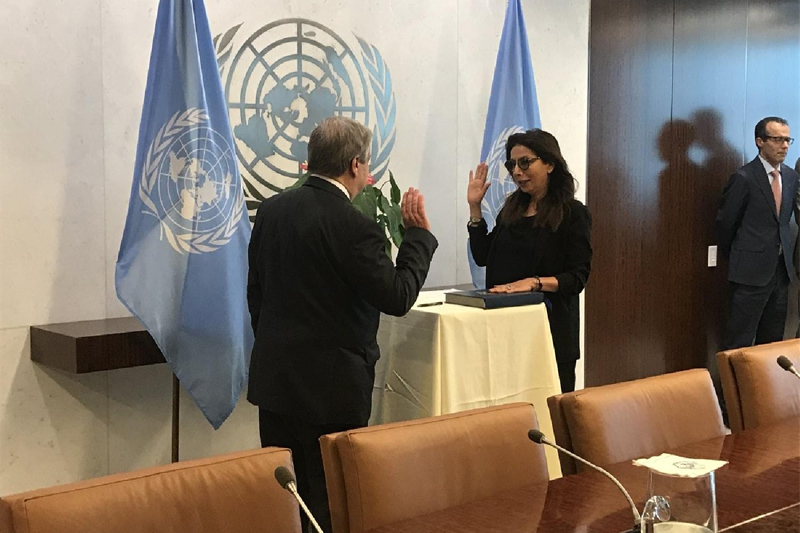  مباحثات بين الحسن الداكي و الممثلة الخاصة للأمين العام للأمم المتحدة السيدة نجاة معلا امجيد