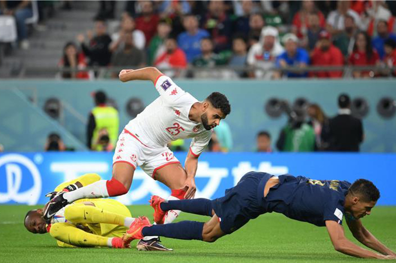  تونس تحقق فوزا تاريخيا على فرنسا وتخرج من مونديال قطر 2022
