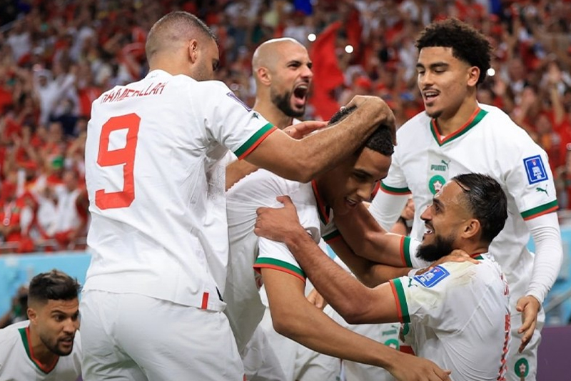 فوز تاريخي للمنتخب المغربي على نظيره البلجيكي
