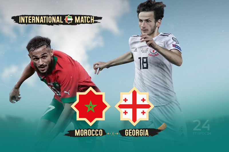 موعد مباراة المغرب جورجيا والقنوات الناقلة (الودية الأخيرة قبل المونديال)