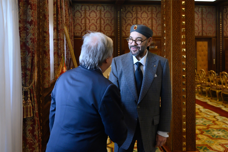 الملك محمد السادس يستقبل أنطونيو غوتيريس الأمين العام للأمم المتحدة