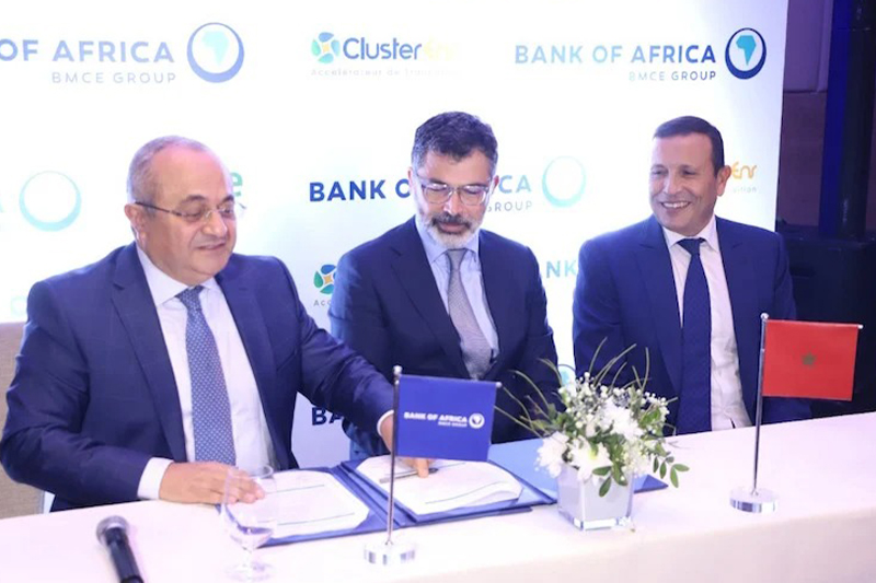  بنك إفريقيا يوقع اتفاقيتين مع الوكالة المغربية للنجاعة الطاقية وتجمع الطاقات المتجددة