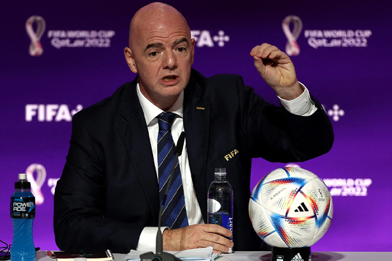  كأس العالم قطر 2022 : رئيس الفيفا يرفض الهجمات التي تتعرض لها الدولة المستضيفة للمونديال