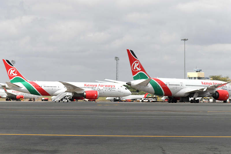  الخطوط الجوية الكينية تلغي معظم رحلاتها بسبب إضراب الطيارين
