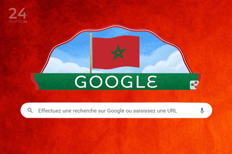  المحرك العالمي غوغل يحتفل بعيد إستقلال المغرب