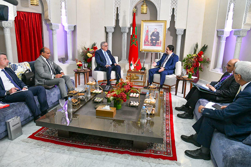  السيد ناصر بوريطة يؤكد دعم المغرب لاستقرار وسيادة لبنان