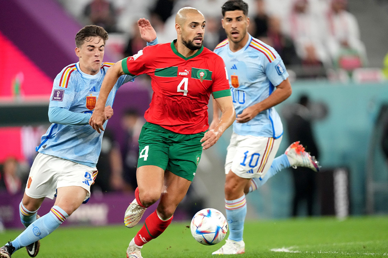  أداء المنتخب المغربي في ثمن النهائي يثير استحسان الصحف الإيطالية