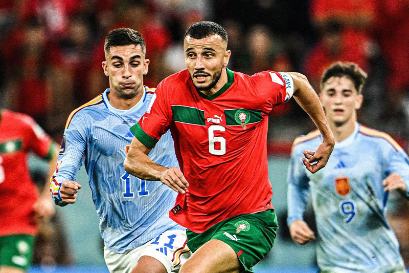 المغرب للمرة الأولى في تاريخه الى ربع النهائي بفوزه على اسبانيا بركلات الترجيح