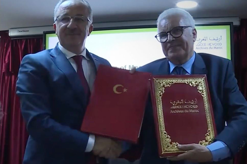  توقيع اتفاقية تعاون بين مؤسسة أرشيف المغرب والأرشيف الوطني التركي