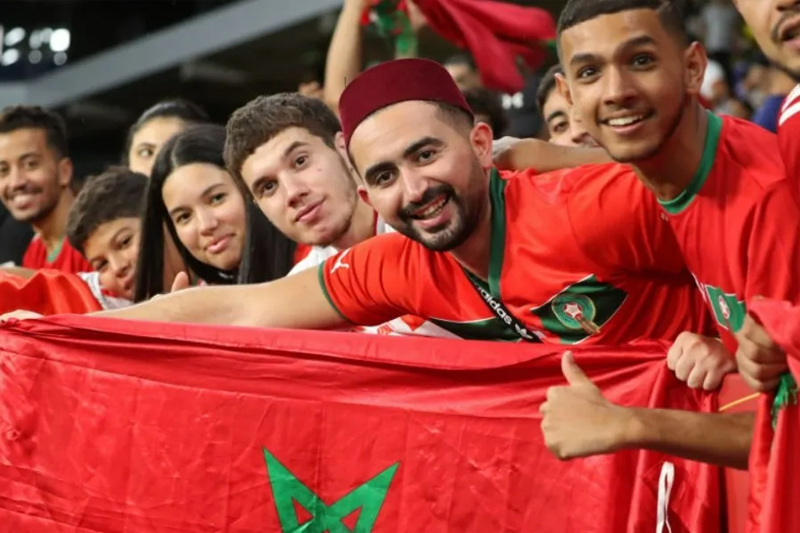  فيفا : الجماهير المغربية اللاعب رقم واحد في كأس العالم قطر 2022