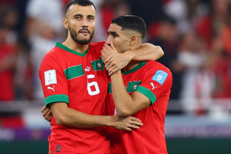 حكيمي وسايس وأمرابط ضمن تشكيلة الفريق النموذجي لمونديال قطر 2022